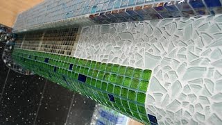 New York Cityscape glass mosaic 