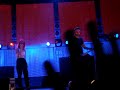 Shoe is thrown at Hayley while singing ''CrushCrushCrush'' By Paramore Live.
