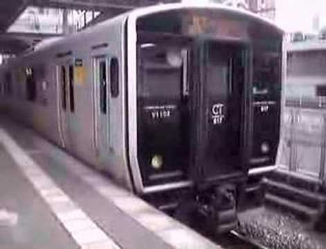 ＪＲ九州　九州工大前駅　８１７系　発車風景