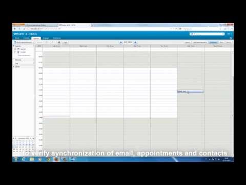 how to sync zimbra calendar with outlook