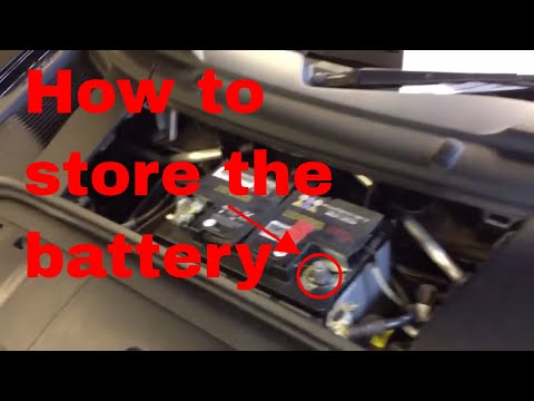 Disconnecting Porsche boxster or cayman battery for storage