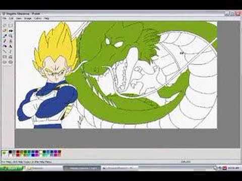 how to paint dragon ball z