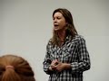 ellen pompeo speaks at unc-wilmington about the upcoming election.