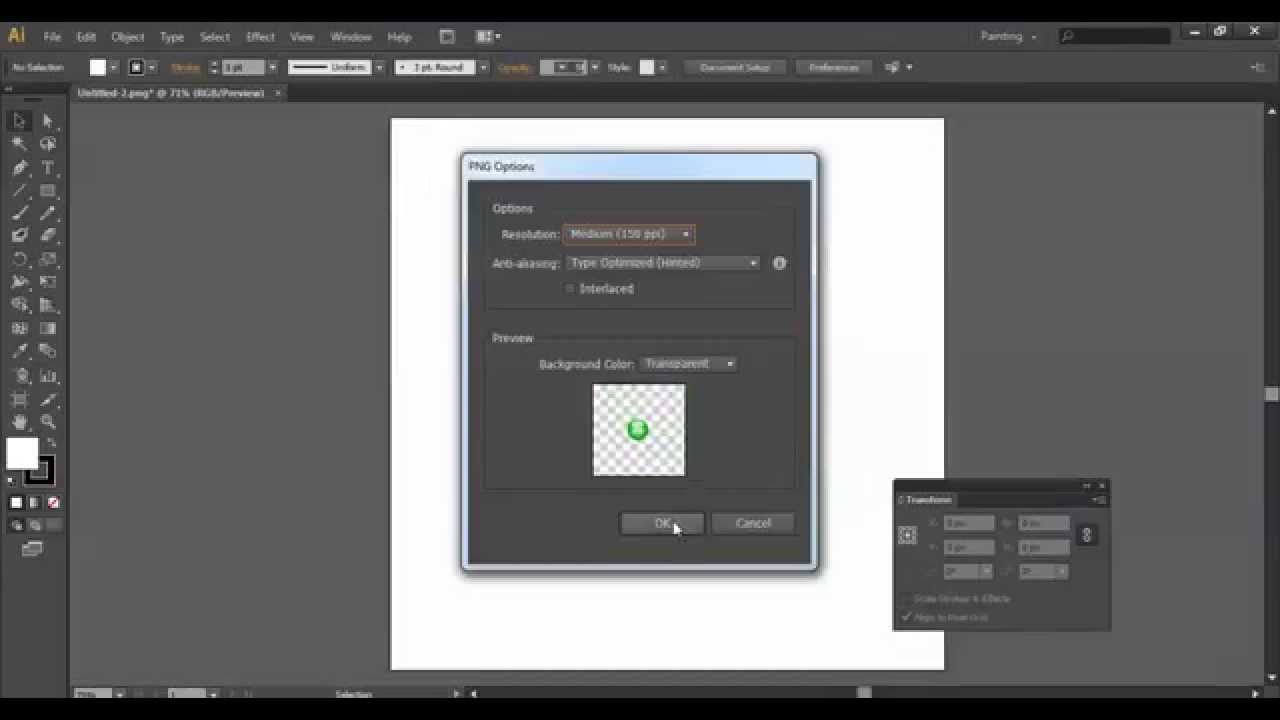 Retaining Pixel Dimension when Exporting PNG in Adobe Illustrator