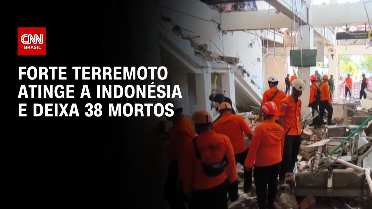 Terremoto de magnitude 7,7 deixa ao menos 38 mortos na Indonésia | AGORA CNN