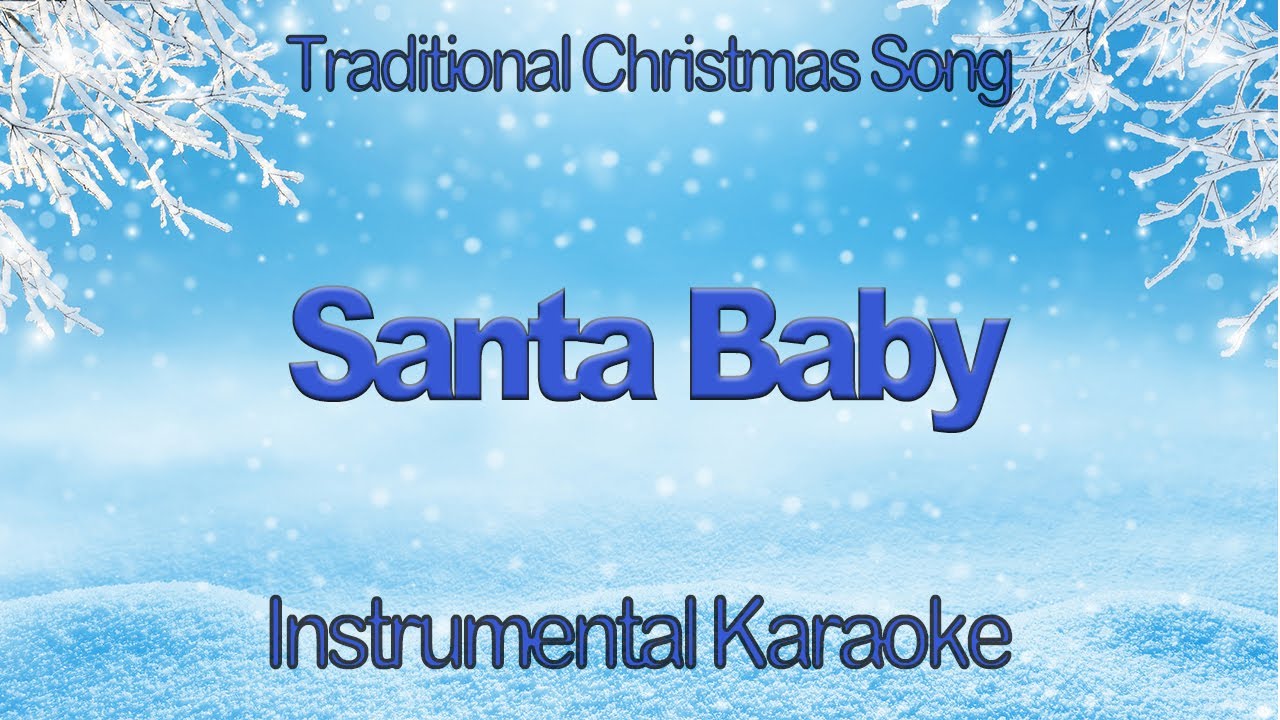 Santa Baby Christmas Karaoke Instrumental Cover with Lyrics