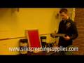 Screen printing white ink tips part 1