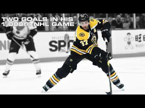 Video: Patrice Bergeron named NHL's second star of the week