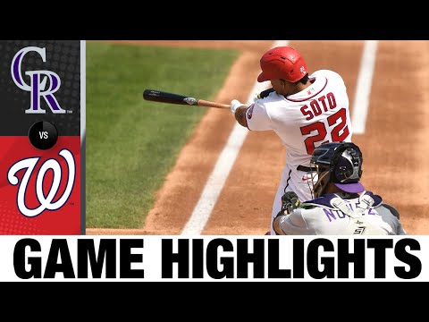 Rockies vs. Nationals Game Highlights (9/19/21) | MLB Highlights