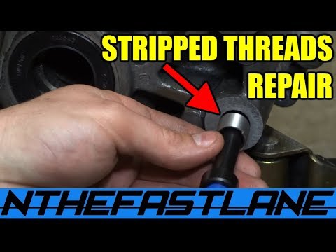 how to repair stripped threads