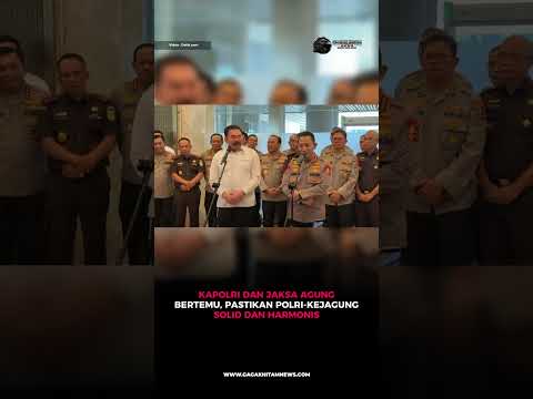 Kapolri dan Jaksa Bertemu, Pastikan Polri-Kejagung Solid dan Harmonis