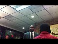 Click here to watch this video Aaron Vaughn Speaks at Sumter Restaurant