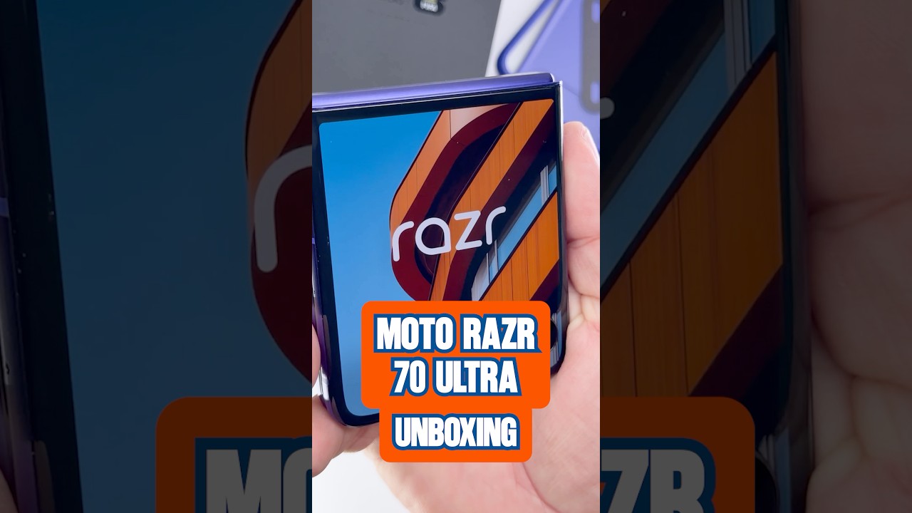 Unboxing do Motorola Razr 70 Ultra!
