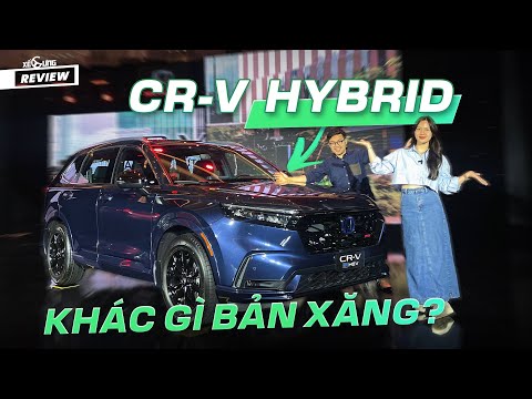 Soi nhanh Honda CR-V 2023 bản hybrid: 5 chỗ có rộng hơn? Trang bị có nhiều hơn?