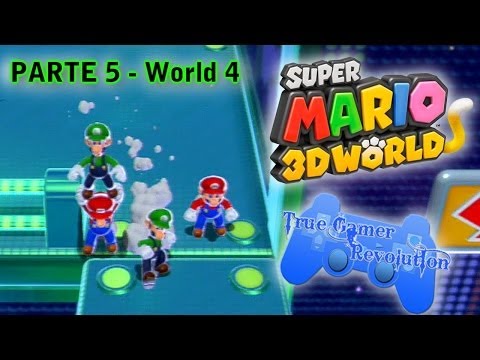 Super Mario 3D World - Mundo 4 / Parte 5 - True Gamer Revolution