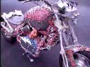 FORGET THAT AIRBRUSH!!! IT MIGHT look 3D...BUT IS IT??? WELCOME TO THE NEXT LEVEL IN THE GAME.CHECK OUT THESE FULLY SERVICABLE,RIDABLE AND STREETABLE MACHINES!! INSANE CUSTOM EVIL ARTWORK...LIKE YOU'VE NEVER SEEN! BLUE FLAME ALLEY