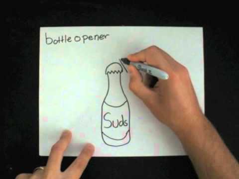 Draw a bottle opener | Doodle Ideas