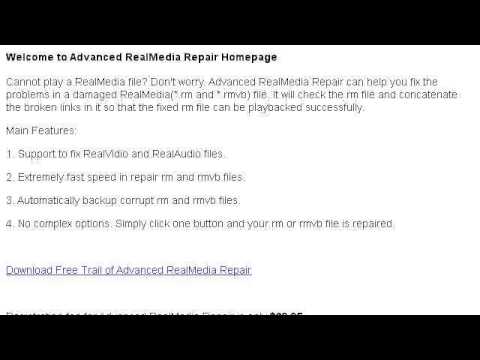 how to repair rmvb