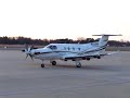 Pilatus PC-12 Starting up at PGV Pilatus PC-12 Starting up at PGV