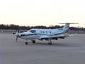 Pilatus PC-12 Starting up at PGV