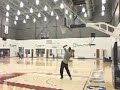 Lebron James Makes A Full Court Shot With A Football!