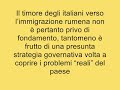 L'atteggiamento della Romania verso l'Italia (parte I)