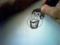 caricatura di giacomo ciccio valenti