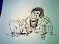 caricatura di giacomo ciccio valenti