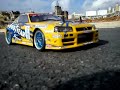 practice with Yokomo Drift Package Greece Nissan Skyline Bee R-324