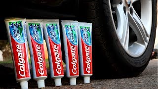 EXPERIMENT: CAR VS TOOTHPASTE