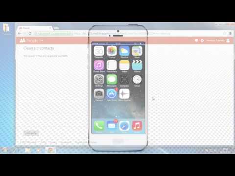 how to sync iphone contacts w facebook
