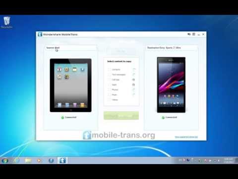 how to sync xperia l'with pc