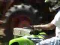 Quadruple amputee fabricates header for atv