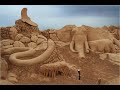 Espectaculares esculturas de arena en Portugal