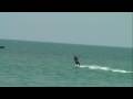 Bruno kiteboarding at Ancon, near Lima, Peru