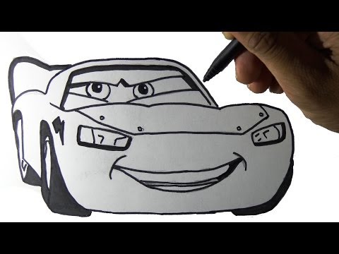 how to draw mcqueen
