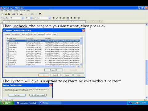How to remove Unwanted Icons From Your System Tray 