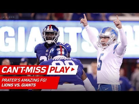 Video: Matt Prater's Dramatic 56-Yard Field Goal with a Perfect Bounce! | Can't-Miss Play | NFL Wk 2