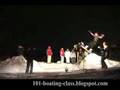 Unlucky Guy Gets Taken Out by a Snowboarders Rope