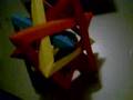 Four Intersecting Tetrahedra (Modular Origami)