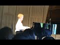 video of aidan williams, 7 years old, playing left bank waltz by peter sculthorpe at suzuki graduation concert, december 2007.