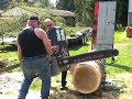 Bill and Dave with V8saw Bill and Dave with V8saw