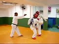 Taekwondo para cegos - Treino Instituto Benjamin Constant