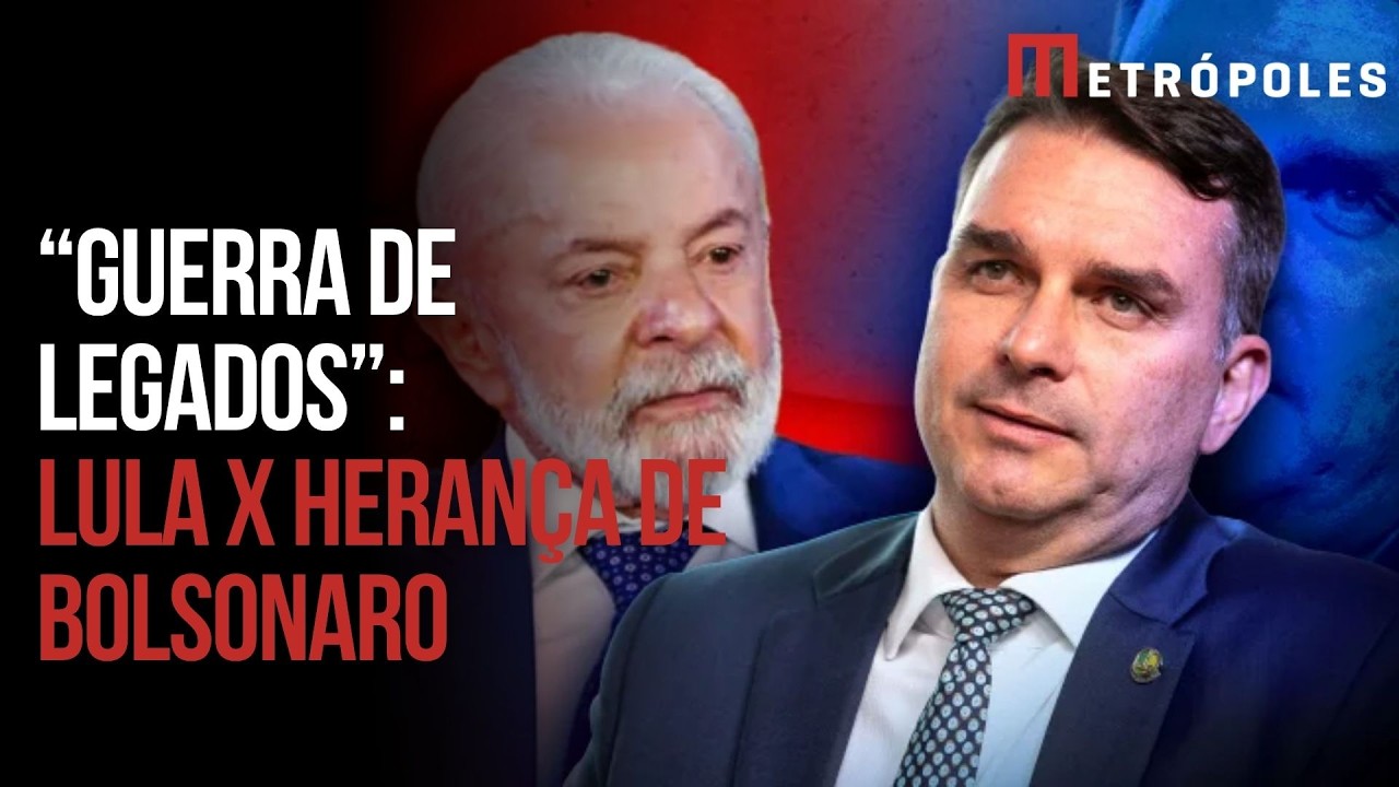 "Guerra de legados": Lula com três mandatos e Flávio com herança de Bolsonaro