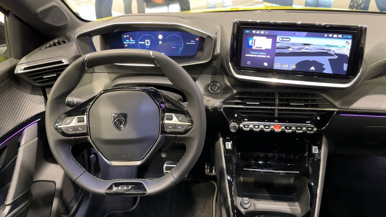 PEUGEOT 208 2024 Facelift INTERIOR details, new infotainment system