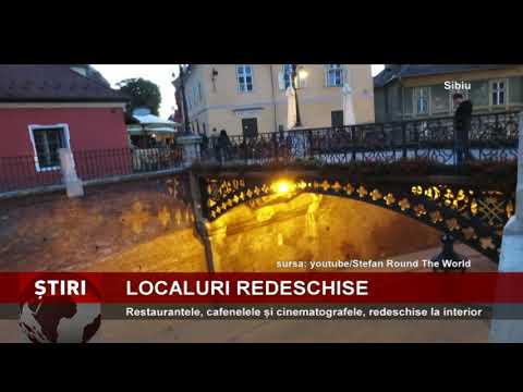 Restaurantele, cafenelele și cinematografele, redeschise la interior în Sibiu