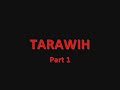 Part 20. Tarawih Part 20. Tarawih