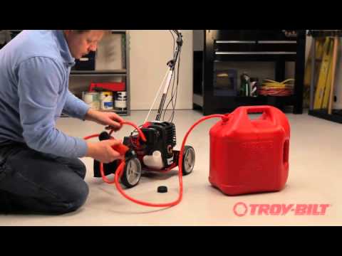 how to change belt on troy bilt edger