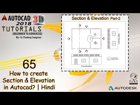 Section & Elevation in Autocad