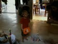 Bryson in his walker